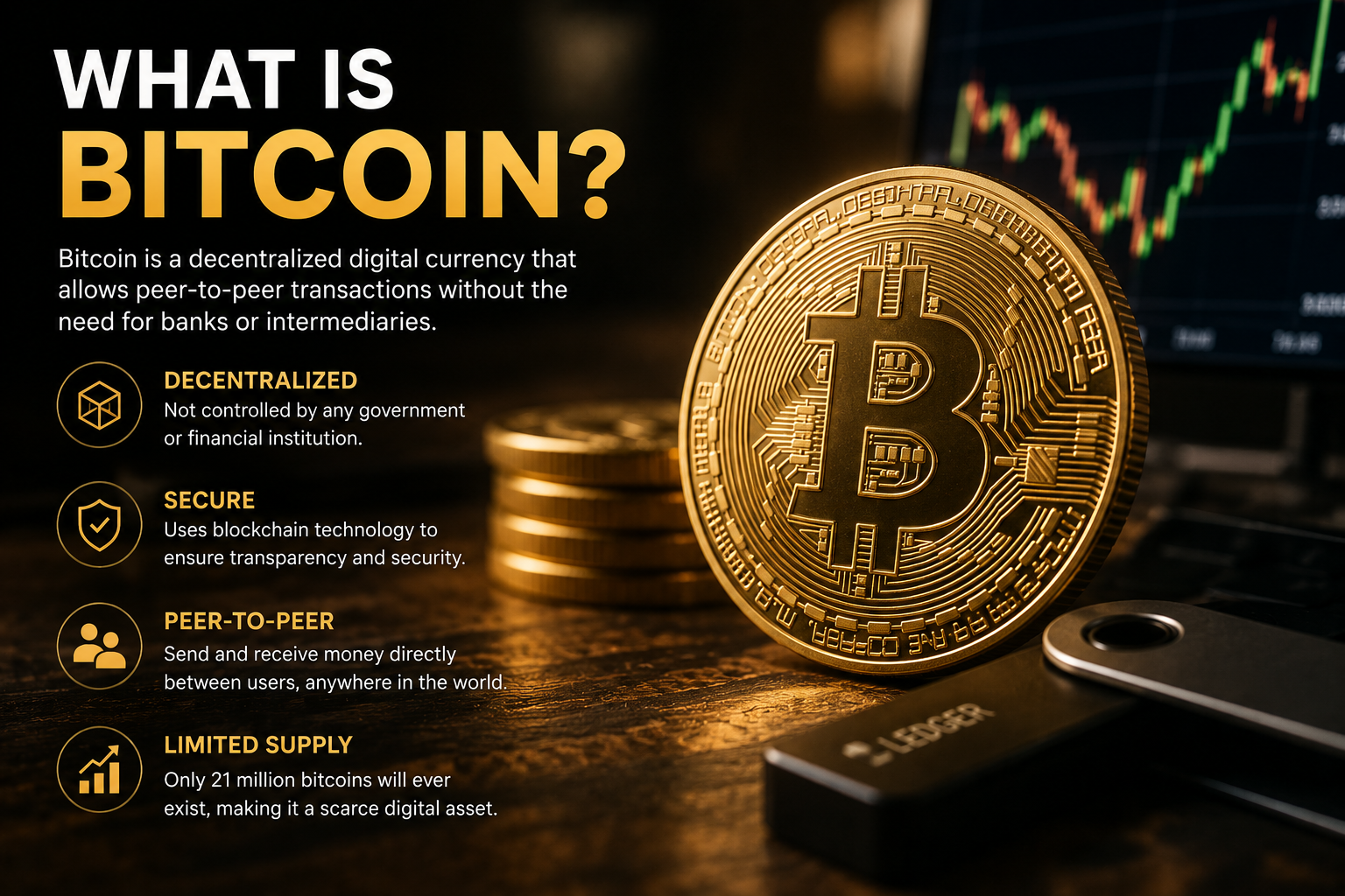 What is Bitcoin beginner explanation illustration